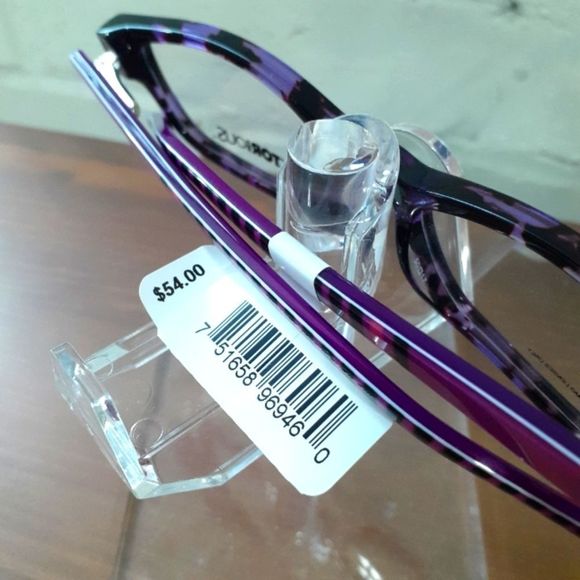 NEW Victorious, eyeglass frame, Prescription-ready Purple glasses, 50-17-135 - Picture 3 of 7